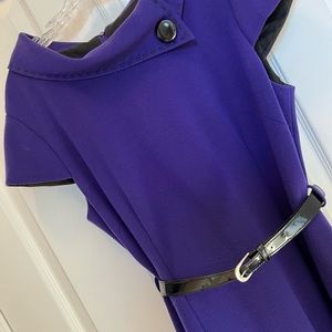 Purple TAHARI Dress Size 16